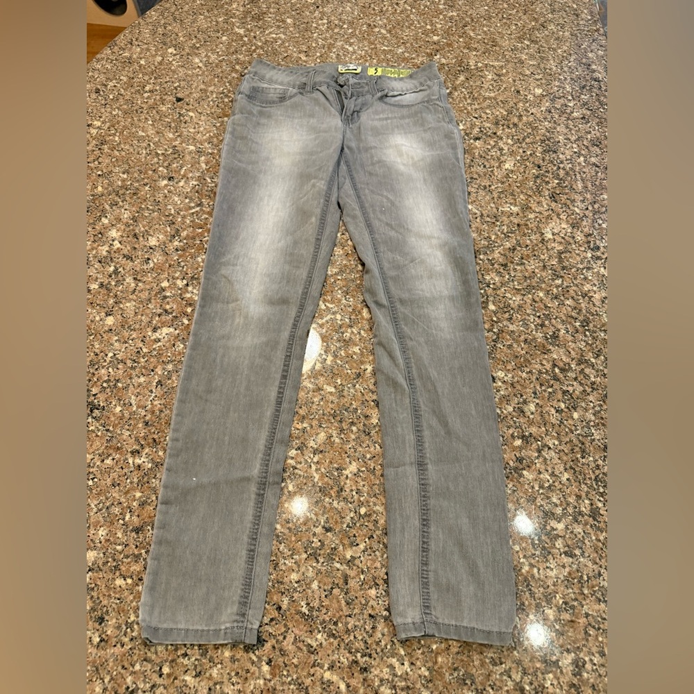 Indigo‎ Rein Women's Light Gray Skinny Jeans